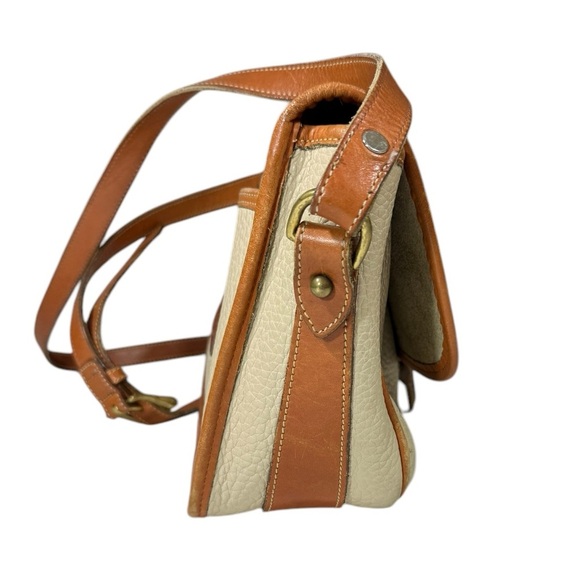 Dooney & Bourke Equestrian R56 Binocular Handbag Vintage Bone/Tan - Picture 5 of 16
